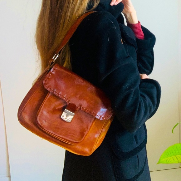 Beautiful Boho Vintage Leather Purse - Picture 1 of 8